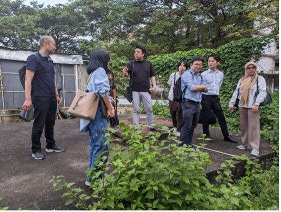 ハサヌディン大学構内学生寮
排水処理施設視察